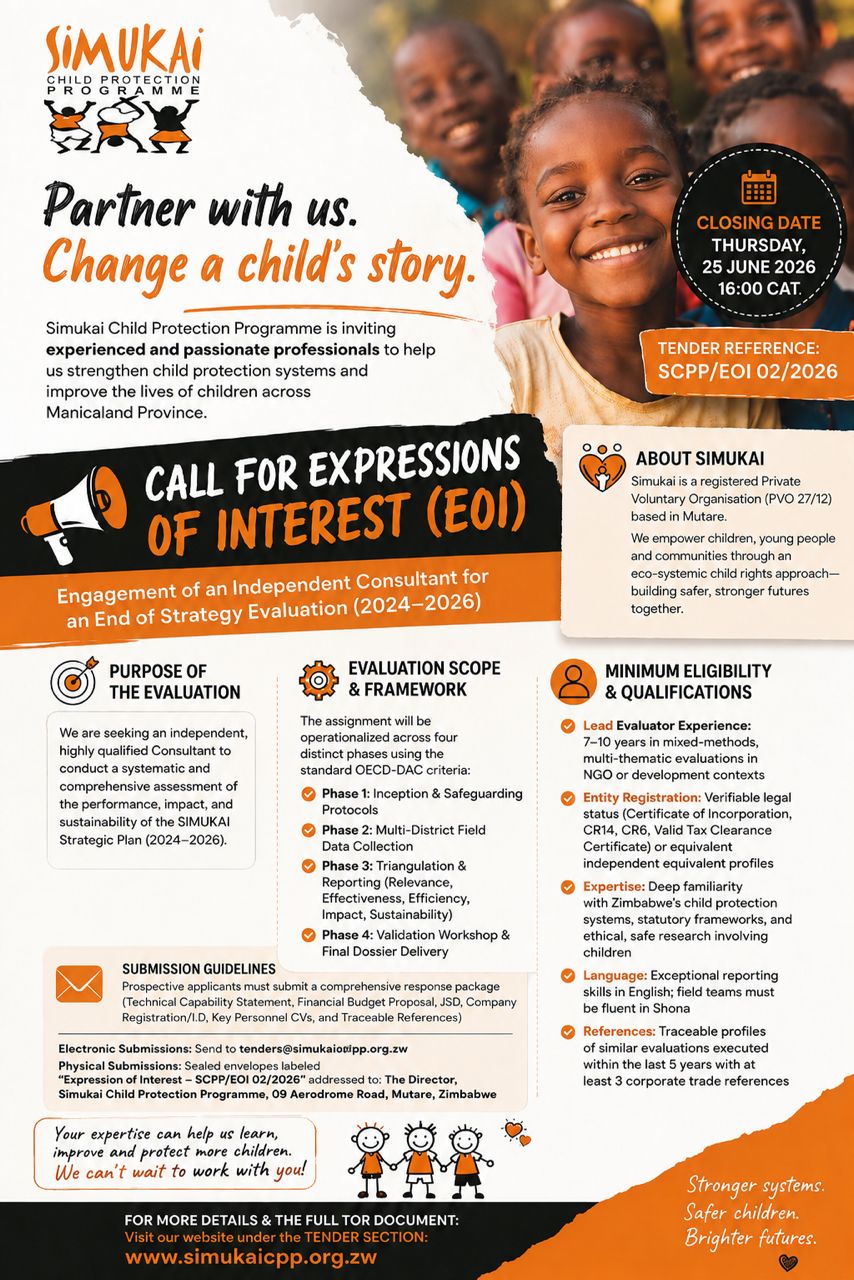 CALL FOR EXPRESSION OF INTEREST (EOI) Engagement of an Independent Consultant for an End of Strategy Evaluation (2024–2026)